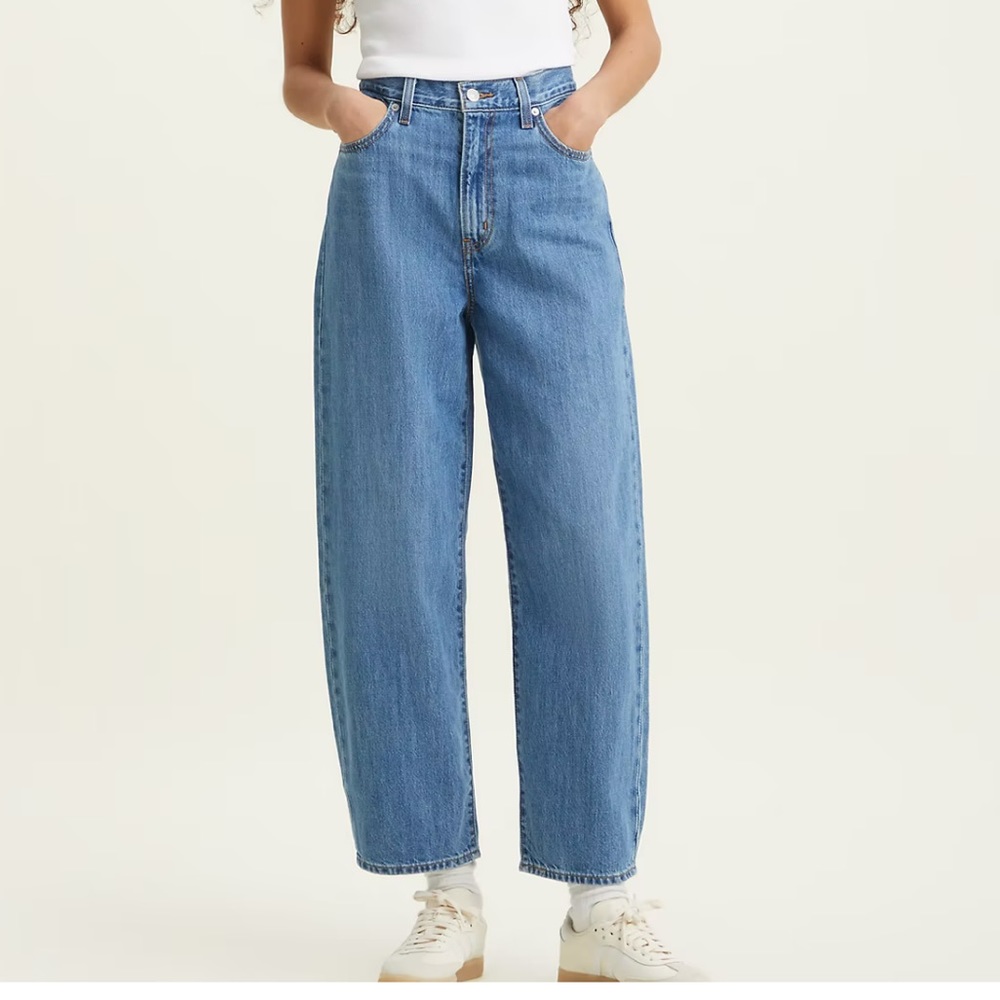 Pleated Balloon Leg Levi’s